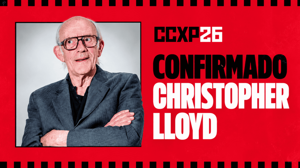 Christopher Lloyd, o eterno Doc Brown, estreia no Brasil na CCXP26!